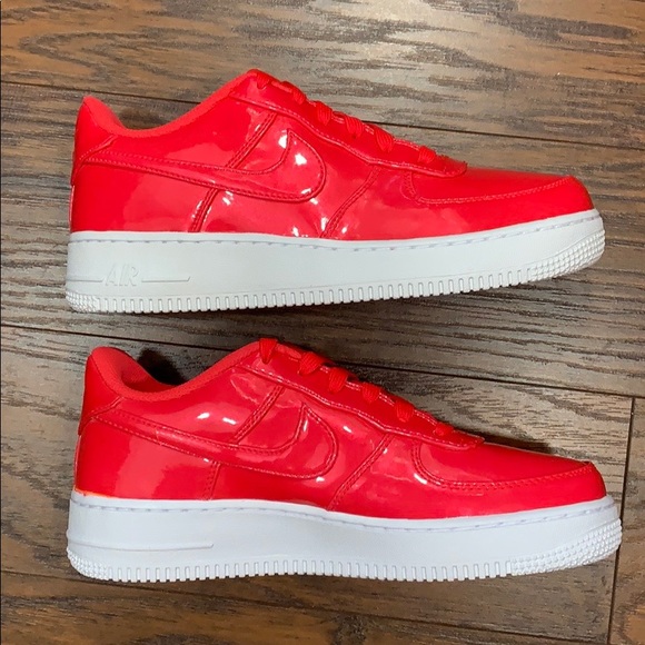 NIKE AIR FORCE 1 LV8 UV (GS) Siren Red/Siren Red-W - Picture 14 of 16